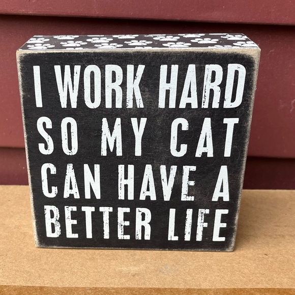 NWOT Beautiful and cute wooden frame sign - Picture 2 of 4